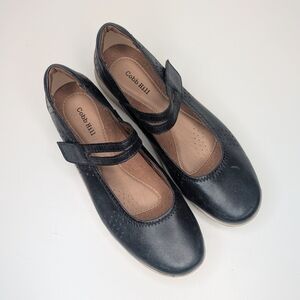 Cobb Hill Amalie Double Strap Mary Jane Comfort Shoes Black Size 8